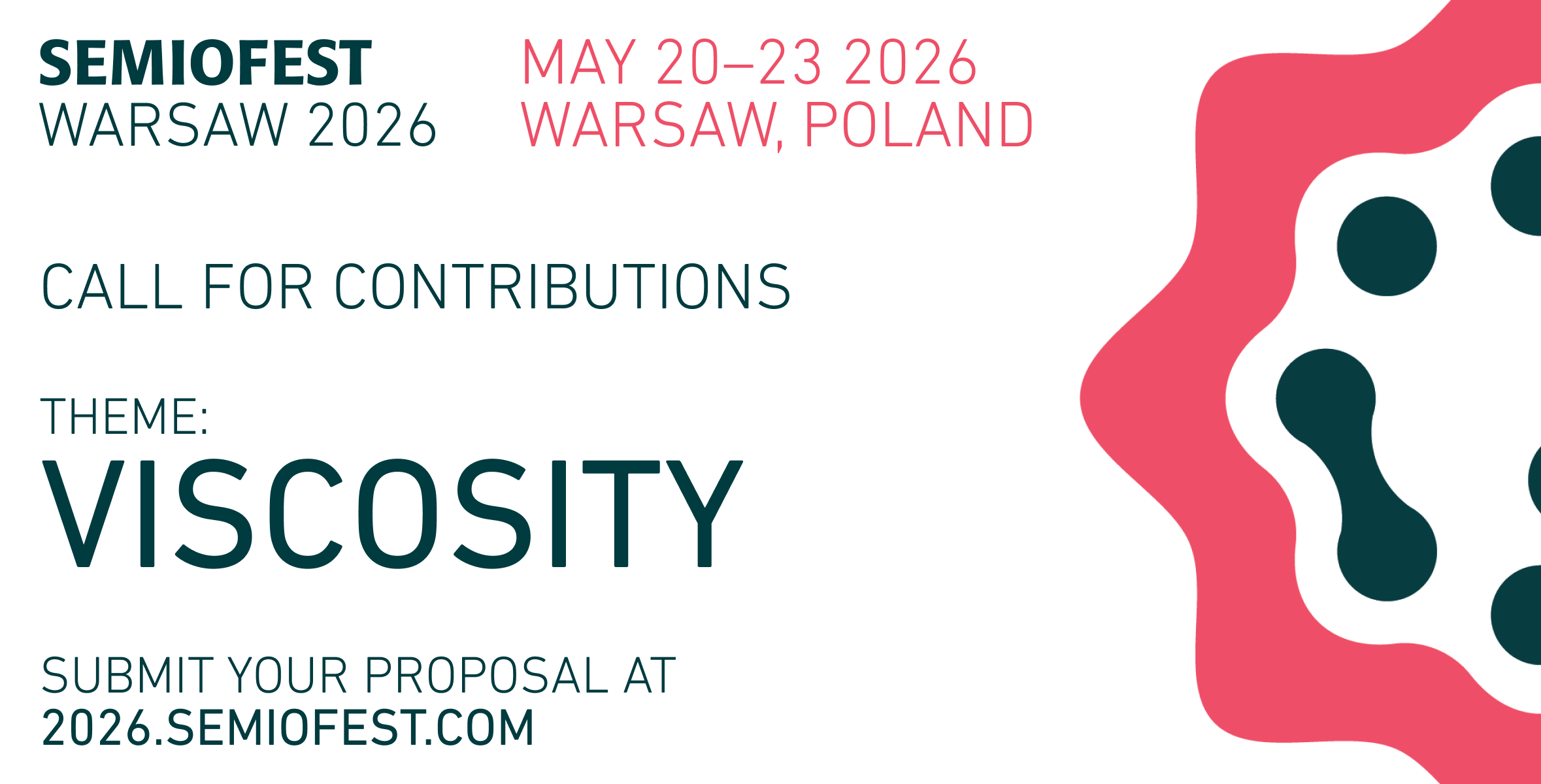 Image for SEMIOFEST call for con­trib­utions