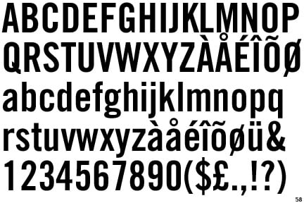Image for Trade Gothic Bold Condensed No. 20